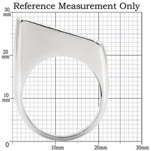 Anello in ottone rodiato con cristallo di alta qualità 1W035 - Piatto o Vassoio Trasparente - Product Image 2