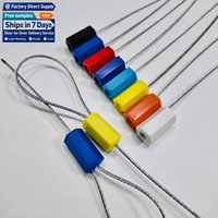 Sello de Seguridad para Contenedores con Cable de Aluminio y Etiqueta Personalizada YSD, a Prueba de Manipulaciones