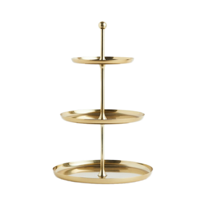 Plateaux de service multifonctionnels en métal personnalisés de luxe moderne de qualité supérieure Options de couleur personnalisées pour mariage et Ramadan Fonction coulissante - Product Image 1