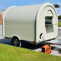 Remorque de restauration mobile personnalisée, entièrement équipée, avec cuisine complète, pour café, glaces, snacks, camping et sites touristiques