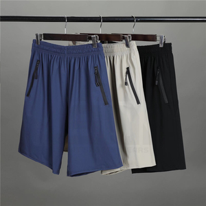 New Arrival Men's Summer Hot Shorts High Street Style Customizable 100% Polyester Quick-dry Heat-Transfer Printed Elastic <b>Mid</b> - Product Image 1