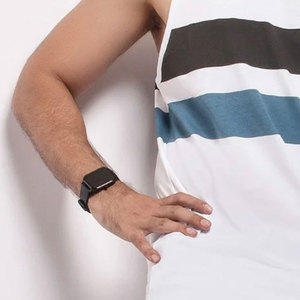 Débardeur sans manches à col rond pour homme, rayé, color-block, décontracté, tricoté, respirant, en coton - Product Image 6