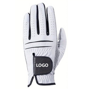 SPIRITCHILL Antislip Men's Sports Hand Gloves White Cabretta Leather Breathable Fabric Soft Durable Buckle Genuine Leather - Product Image 5