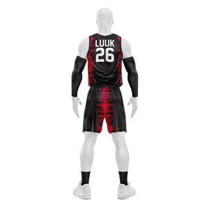 Men's Basketball Uniform Custom Sublimated Jersey and Shorts Set Performance <b>Athletic</b> Sportswear for Basketball Teams - Product Image 6