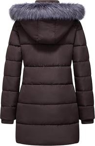 Chaqueta Larga Casual para Mujer, Estilo Parka, Acolchada, con Capucha, para Invierno, Venta al Por Mayor Directa de Fábrica 2026 - Product Image 4