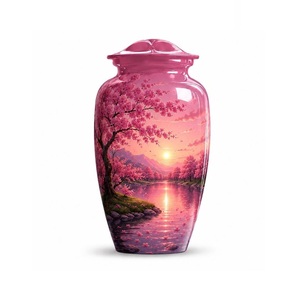 Urne funéraire haut de gamme en laiton, faite à la main, résistante à l'humidité, pour cendres d'adultes, avec motif colibri unique, souvenir commémoratif durable - Product Image 5