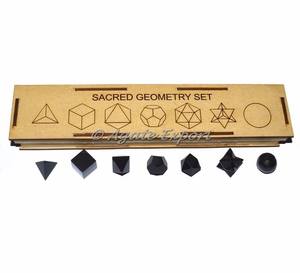 ชุดหินรูปทรงเรขาคณิตหินสังเคราะห์ธรรมชาติ5ชิ้น - Product Image 5