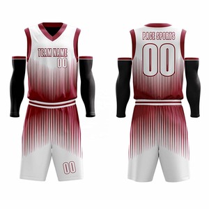 Nouveauté, uniforme de basket-ball personnalisé à impression numérique sans manches, respirant, séchage rapide, antibactérien, 100% polyester - Product Image 4