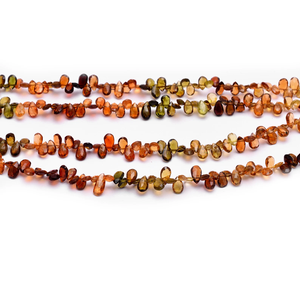 Cuentas de Turmalina Multicolor AAA+ de 6x4mm-7x5mm, Cuentas de Turmalina Natural Petrol, Piedras Preciosas Semipreciosas, Cuentas Facetadas para Joyería - Product Image 3