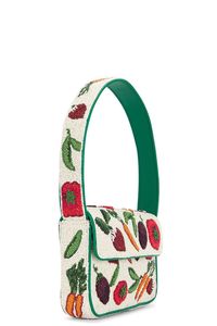 Bolso de Hombro Artesanal con Patrón de Frutas Mixtas Bordado con Cuentas, Directo de Fábrica - Product Image 4