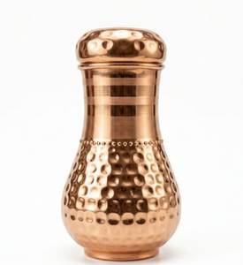 Botella de Agua de Cobre con Diseño Floral, Portátil para Viajes - Product Image 5