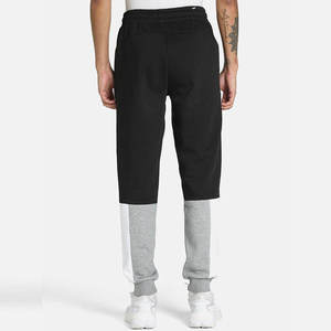 Pantalon de jogging décontracté pour homme, coupe droite, tricoté épais, taille mi-haute, avec cordon de serrage, respirant, séchage rapide, 100 % coton, été - Product Image 5