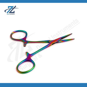 Pinzas Mosquito de Acero Inoxidable de Grado Quirúrgico, Instrumento Hemostático Manual con Acabado con Recubrimiento en Polvo, para Uso en Cirugía General, con Certificación CE - Product Image 3