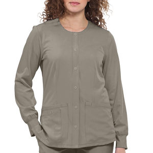 Blouses d'infirmière pour femmes, confortables, à manches longues, et pantalons droits, extensibles, en spandex et polyester, pour hôpital. - Product Image 1