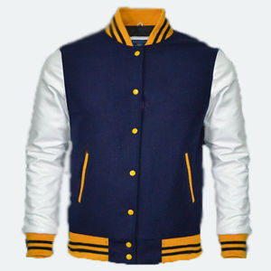 Chaqueta Varsity para Hombre, Ligera, Transpirable, Resistente al Viento, Antiarrugas, Chaqueta de Invierno, en Tendencia, Cómoda - Product Image 1