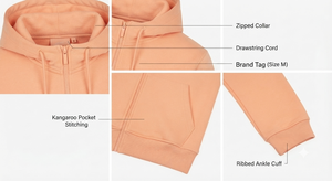 Ensemble de survêtement d'hiver pour homme, décontracté, uni, de haute qualité, en molleton 100% coton, avec sweat à capuche zippé à motif thermocollé et pantalon de survêtement, 2 pièces - Product Image 6