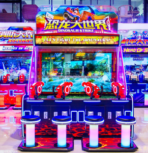 Dinosaur Era Water Shooting Arcade <b>Machine</b> 65 Inch 4 Player Coin Operated Redemption Game - Product Image 4