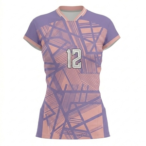 Conjunto de Uniforme de Voleibol Personalizado, Transpirable, de Secado Rápido, con Malla, Impresión por Sublimación, 100% Poliéster, Unisex, al por Mayor - Product Image 4