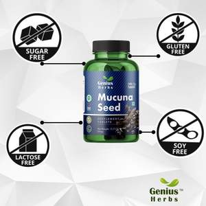 Tabletas de Bienestar con Semillas de Mucuna, Infusión de Superalimentos, Perfil Herbal Profundo, Producto Botánico Prensado Natural, Uso Diario - Product Image 5