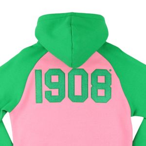 เสื้อฮู้ดสีเขียวชมพูสำหรับผู้หญิง เสื้อสเวตเชิ้ตมีฮู้ดแบบสวมหัว แฟชั่นลำลอง เสื้อแขนยาวลายกราฟิก เสื้อผ้าสำหรับใส่ทุกวัน - Product Image 2
