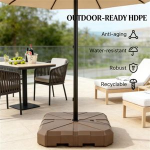 Base per Ombrellone da Giardino Marrone, Solo Base per Ombrelloni da Esterno - Product Image 4