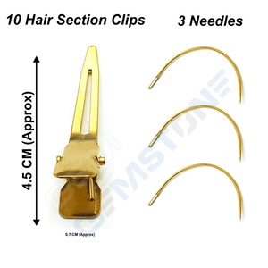 GEMSTONE ENTERPRISES <b>Mini</b> Gold Stainless Steel Durable Reusable Hair Extension Installation <b>Tool</b> <b>Kit</b> 3 Hole Micro Beads Plier - Product Image 5