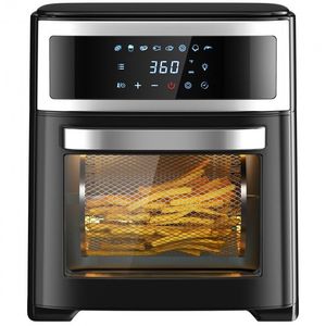 Forno Elettrico ad Aria da 13,7 Qt in Acciaio Inossidabile e Vetro con Touch Screen, 8 Programmi Preimpostati, per Interni/Esterni (Francese/Olandese) - Product Image 1