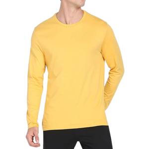 T-shirt à manches longues double couche pour homme, vierge, durable, style streetwear, vente en gros directe usine - Product Image 4