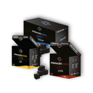 Max 2.5% Contenido de ceniza Hookah Carbón Hecho en Indonesia fabricación más fuerte y largo tiempo de combustión - Product Image 1