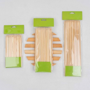 Brochetas de bambú natural Ecológico Tamaño personalizado Hogar Uso al aire libre Camping Barbacoa Fruta Tamaño personalizado Palo de Bambú - Product Image 6