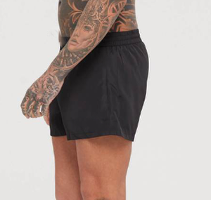Shorts de course pour hommes grande taille personnalisés, respirants, avec taille élastique et cordon de serrage, shorts de sport décontractés pour l'été - Product Image 2
