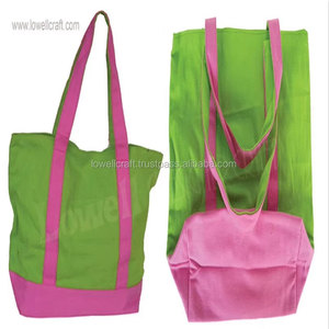 Recycled Cotton <b>Canvas</b> Tote <b>Shopper</b> Bag Organic Cotton <b>Canvas</b> Tote Bags with Gusset Eco Friendly Reusable Grocery Shopping Bag - Product Image 2