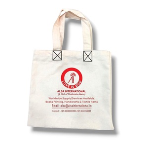 Sac fourre-tout en coton imprimé réutilisable et écologique pour les courses et l'emballage de détail – Vente en gros - Product Image 1
