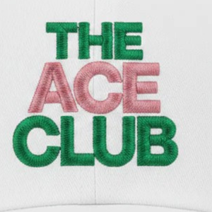 AKA Club <b>Series</b> Hat White Embroidered Cotton Baseball Cap Adjustable Curved Brim Casual Unisex Sports Outdoor Cap - Product Image 4