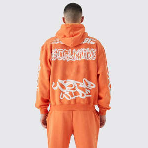 ชุดวอร์มผู้ชายแบบสลิมฟิต พิมพ์ลายพัฟ สไตล์ใหม่ ปี 2025 รับผลิตตามแบบของคุณเอง ขายส่ง - Product Image 4