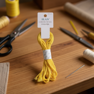 Cordón Trenzado Amarillo Ilan Cordon Tirado de 4mmx5M para Manualidades y Costura - Product Image 3