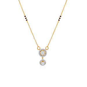 Collier GLEAMORA ENTERPRISE pour femme, plaqué or rose 18 carats, diamant fantaisie cultivé en laboratoire, style classique, à porter tous les jours, certifié IGI - Product Image 1