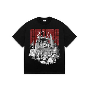 T-shirt formel slim fit pour homme en dobby 100% coton, imprimé animal, design vierge, logo personnalisé, impression numérique, respirant, manches courtes - Product Image 2