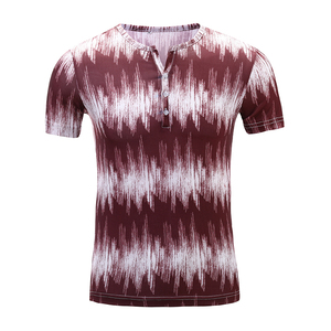 Chemises d'été pour hommes Shaheen Fit de haute qualité, design personnalisé, en satin de coton/élasthanne, respirantes, à col en V, à bouton unique, manches courtes - Product Image 5