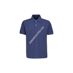 Polo d'été respirant de qualité supérieure en coton, couleur unique, grande taille, polo à manches courtes avec boutons Interlock, polos pour hommes - Product Image 6