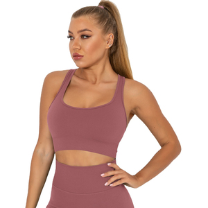 เสื้อชั้นในกีฬาสำหรับผู้หญิงแบบซัพพอร์ตสูงจากผู้ผลิตมืออาชีพ ดีไซน์โดดเด่น สวมใส่สบาย ระบายอากาศด้านหน้า เหมาะสำหรับโยคะ ฟิตเนส และออกกำลังกายในยิม - Product Image 1