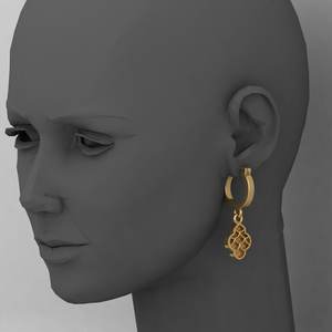 Supports de boucles d'oreilles en argent massif 925 et or 18 carats de haute qualité, avec design filigrane et sertissage vierge, pour remplissage en résine, pour bijoux DIY et souvenirs - Product Image 6