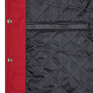 Chaqueta de Béisbol Personalizada de la Mejor Calidad para Adultos y Jóvenes, Material de Lana de Color Personalizado con Mangas de Cuero, Estilo Preppy, Otoño - Product Image 6
