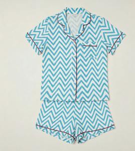 Conjunto de Verano de Algodón Indio Tejido con Estampado Floral, Top de Manga Larga con Cuello en V y Pantalones Cortos, Diseño Floral Brillante, Transpirable para Mujer - Product Image 4