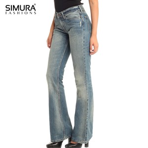 CUSTOM New Stylish Customizable Sexy Ladies Denim Cargo Pants Loose Fit Spandex/Cotton Streetwear Plus Size <b>Women</b> Full <b>Jeans</b> - Product Image 6