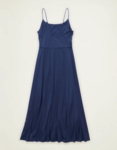Vestido midi de punto con espalda descubierta AE - Product Image 2