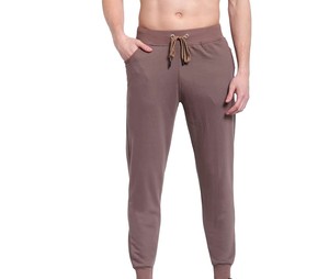 <b>Men</b> Casual Slim Jogger <b>Pants</b> Embroidered Customized Color Elastic Waist Street Style Plus Size Waterproof Breathable - Product Image 1