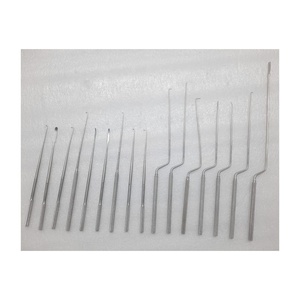 Spinal <b>Neurosurgery</b> <b>Instruments</b> Microdiscectomy Micro Nerve Hook Style Set 15 Piece Stainless Steel Reusable CE Certified - Product Image 1