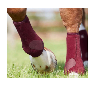 Bottes de protection pour chevaux, bottes de sport équestres avec votre logo de marque, en caoutchouc éponge respirant pour l'extérieur - Product Image 6