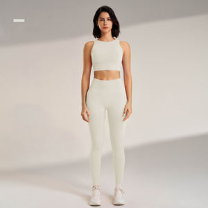 ชุดออกกำลังกายกลางแจ้ง ชุดโยคะ เสื้อชั้นในสำหรับวิ่ง กางเกงขายาวทรงพีช ชุดกระชับสัดส่วน กางเกงในสำหรับผู้หญิง - Product Image 1